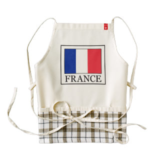 France Zazzle HEART Apron