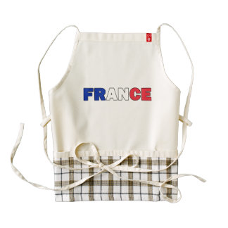 France Zazzle HEART Apron