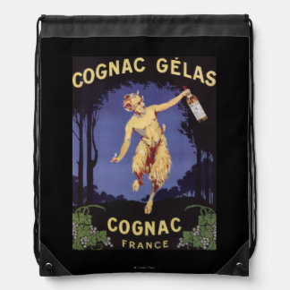 FranceCognac Gelas Promotional PosterFrance Drawstring Bag