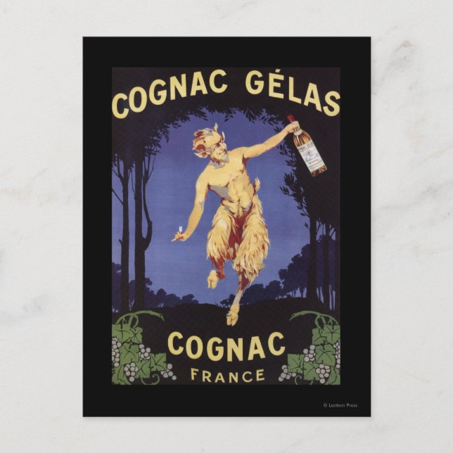 FranceCognac Gelas Promotional PosterFrance Postcard (Front)