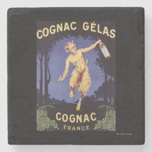 FranceCognac Gelas Promotional PosterFrance Stone Coaster