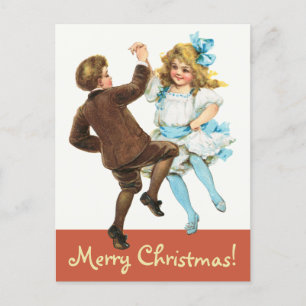 Frances Brundage Cute dancing children CC1143 Postcard