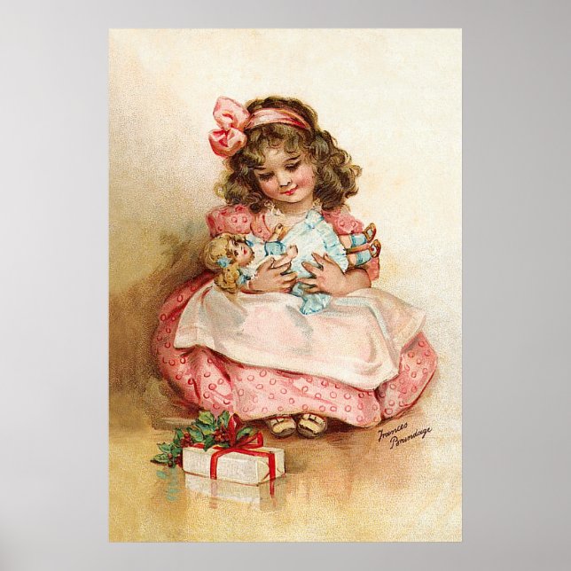 Frances Brundage - Girl with Doll Poster (Front)