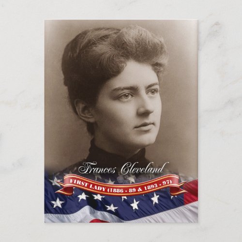 Frances Cleveland First Lady of the US Postcard