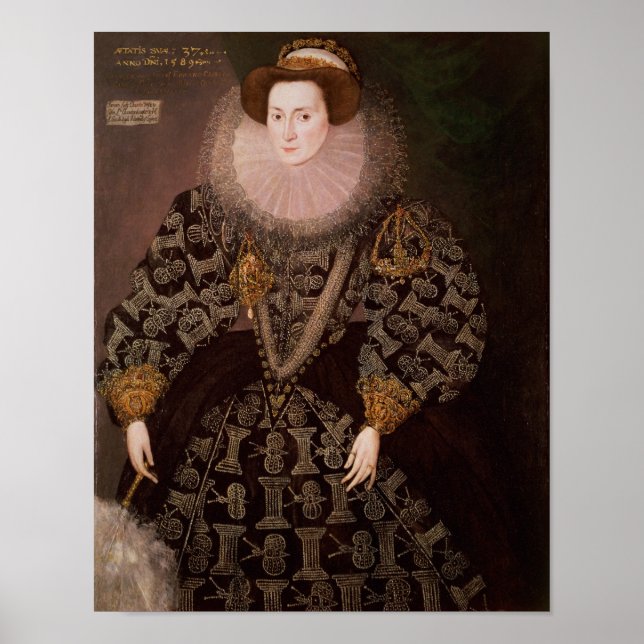 Frances Clinton, Lady Chandos , 1589 Poster (Front)