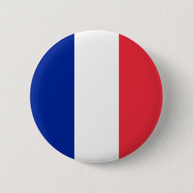 France's Flag Button (Front)