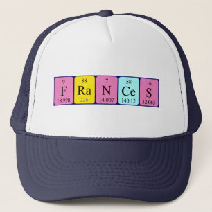 Frances periodic table name hat