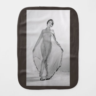 Francesca a Bella Ragazza, Beautiful italian Girl Baby Burp Cloth
