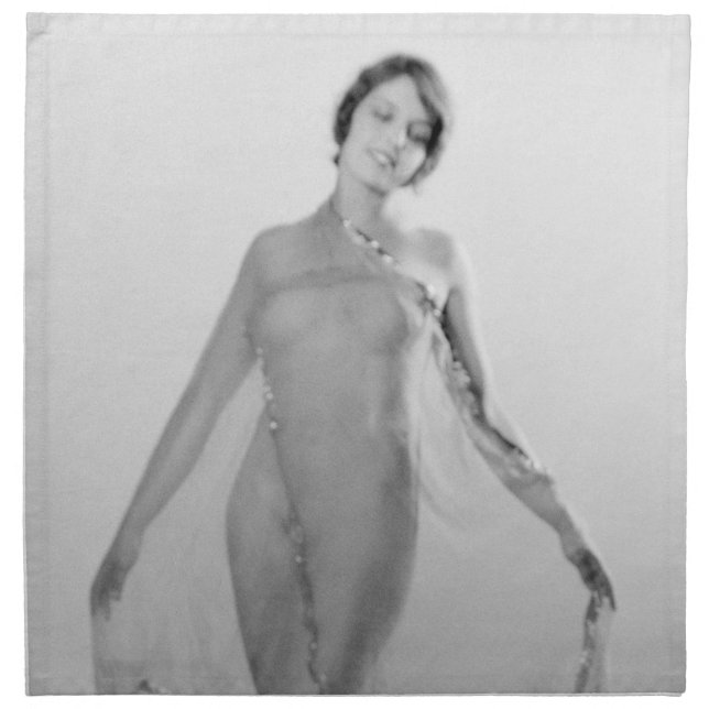 Francesca a Bella Ragazza, Beautiful italian Girl Cloth Napkin (Front)