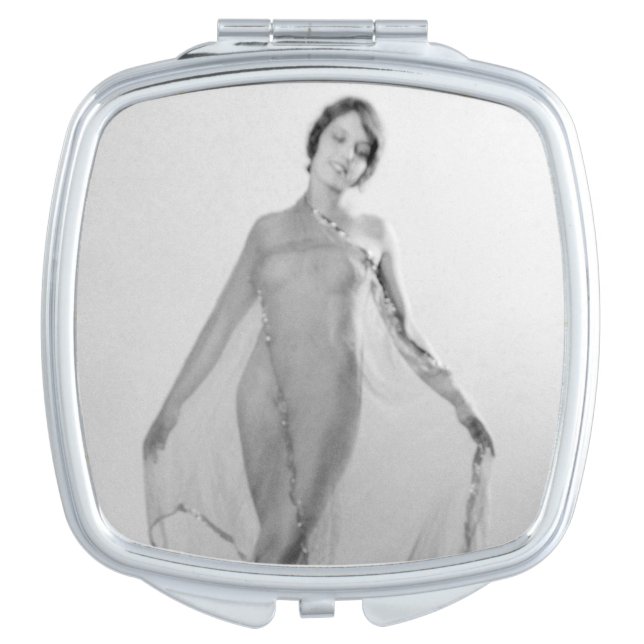Francesca a Bella Ragazza, Beautiful italian Girl Compact Mirror (Front)