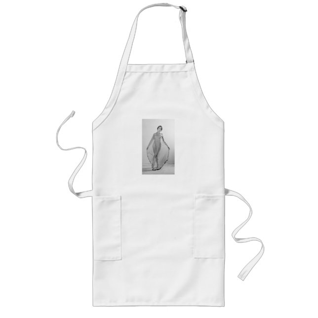 Francesca a Bella Ragazza, Beautiful italian Girl Long Apron (Front)