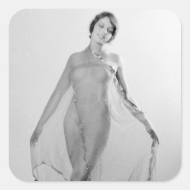 Francesca a Bella Ragazza, Beautiful italian Girl Square Sticker (Front)