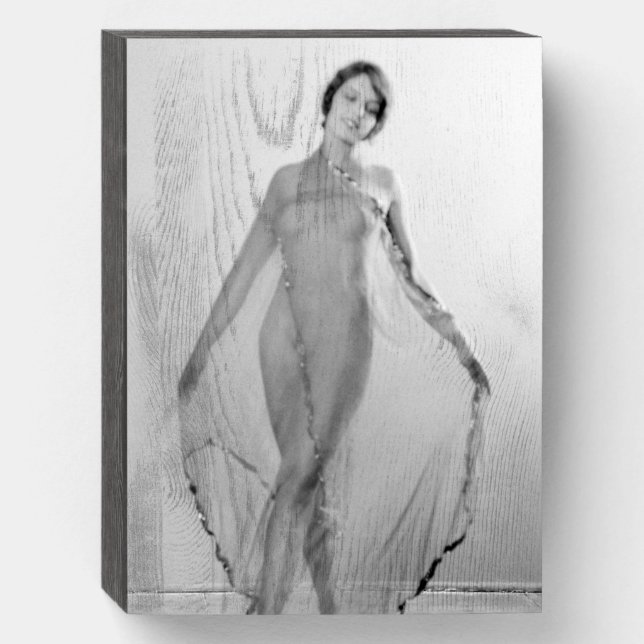 Francesca a Bella Ragazza, Beautiful italian Girl Wooden Box Sign (Front Vertical)