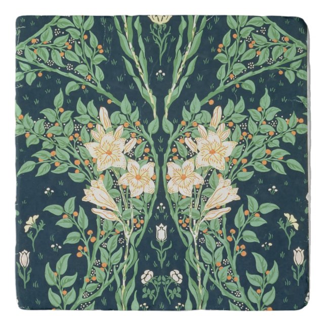 Francesca wallpaper design trivet (Front)
