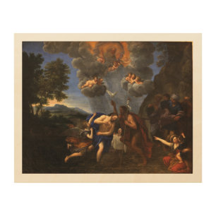 Francesco Albani - Baptism of Christ - Circa 1630 Wood Wall Art