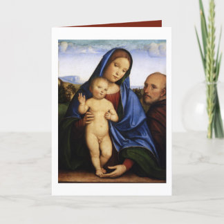 Francesco Francia The Holy Family Card