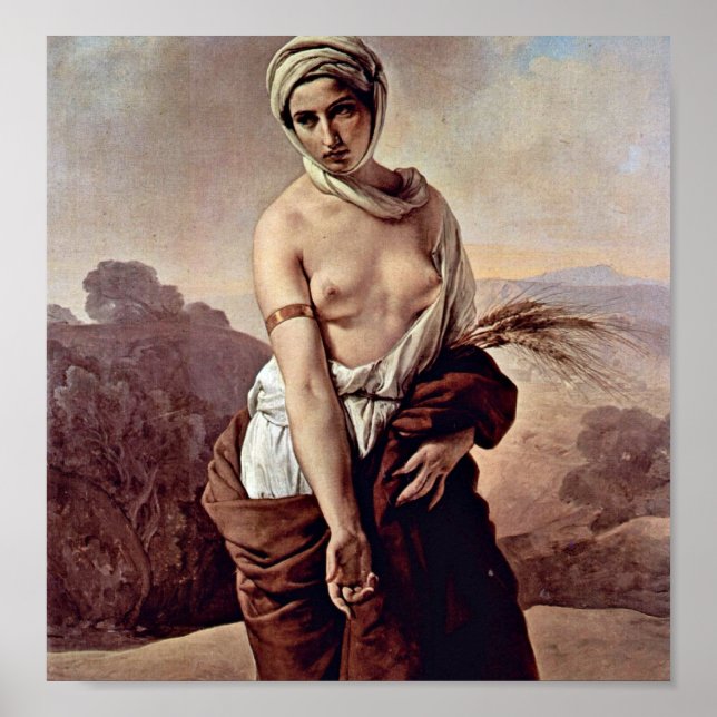 Francesco Hayez - Ruth Poster (Front)