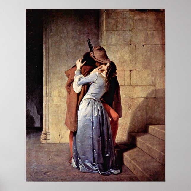Francesco Hayez - The Kiss Poster (Front)