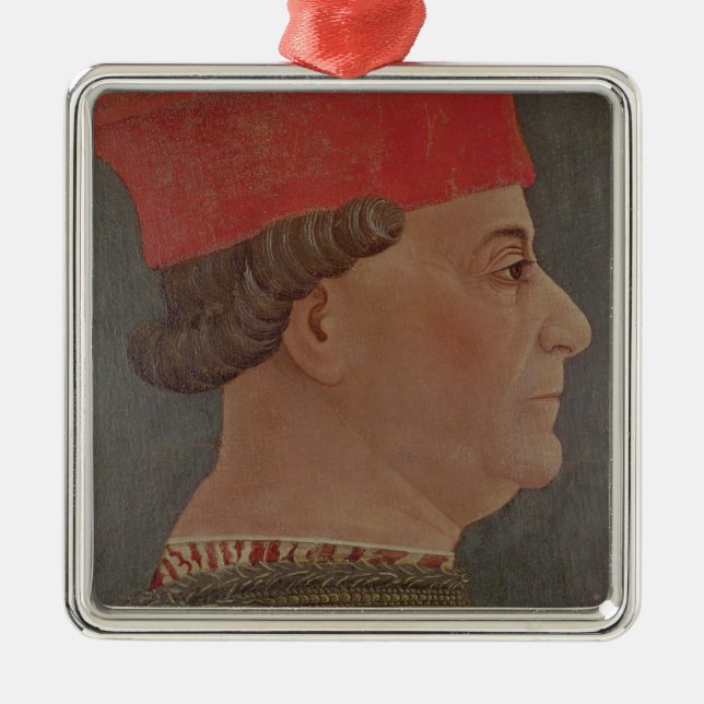 Francesco Sforza  Duke of Milan Metal Ornament (Front)