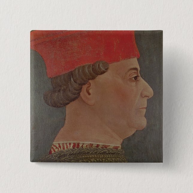 Francesco Sforza  Duke of Milan Pinback Button (Front)