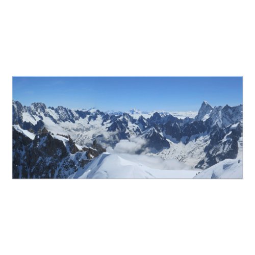 Franch Alps Chamonix panorama Photo Print