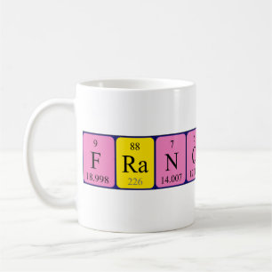 Franchesco periodic table name mug