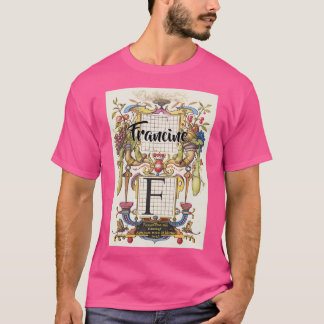 Francine Vintage and Modern Calligraphy Crafter Ga T-Shirt