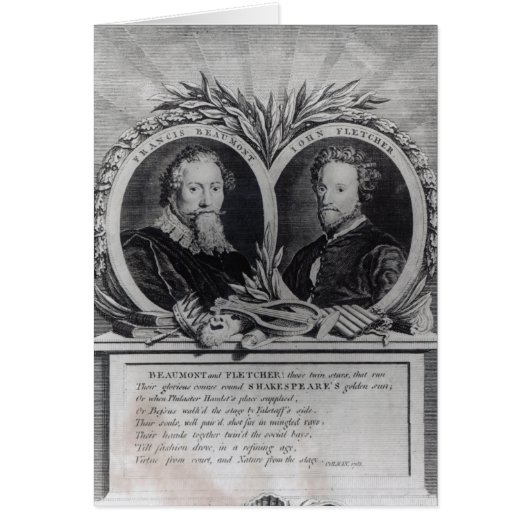 Francis Beaumont and John Fletcher Cards (Front)