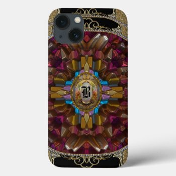 Francis Chic Monogram Iphone 13 Case by LiquidEyes at Zazzle