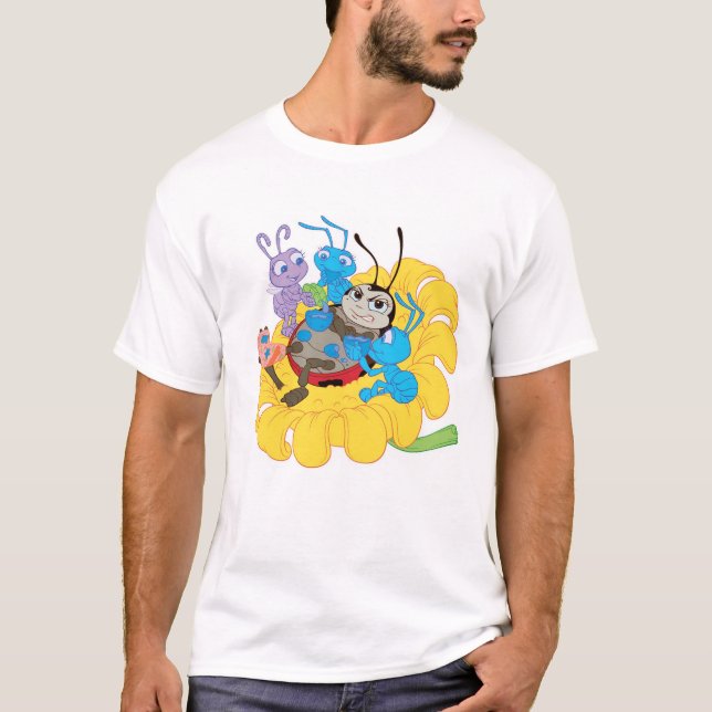 Francis, Flik, and Mr. Soil - A Bug's Life Disney T-Shirt (Front)
