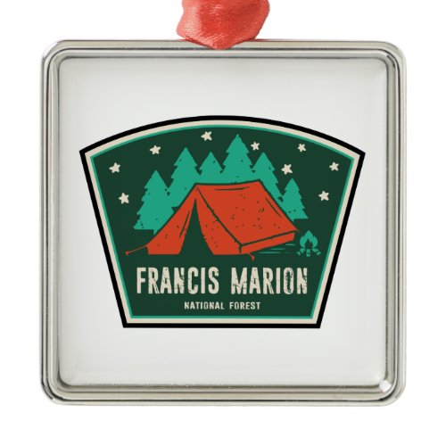 Francis Marion National Forest Camping Metal Ornament