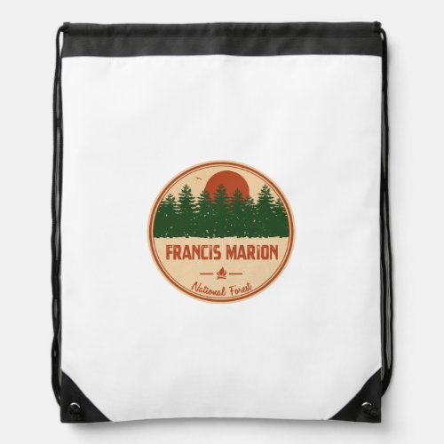 Francis Marion National Forest Drawstring Bag
