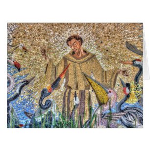 Francis Of Assisi Mosaic Cards