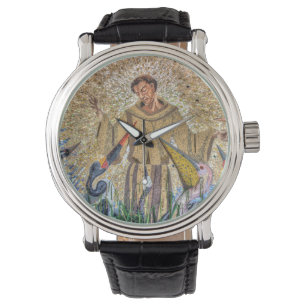 Francis Of Assisi Mosaic Watch