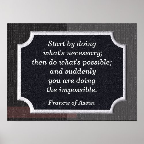 Francis of Assisi quote _ print