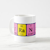 Francis periodic table name mug (Front Left)