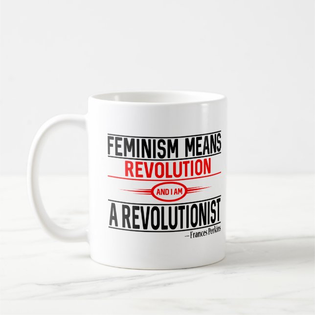 Francis Perkins Quote Coffee Mug (Left)
