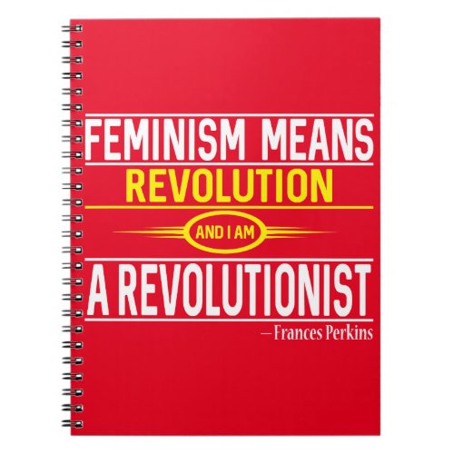 Francis Perkins quote Notebook