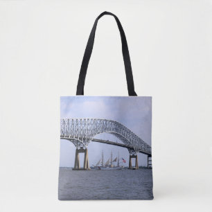 Francis Scott Key Bridge Tote Bag