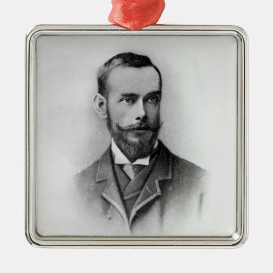 Francis Thompson, engraved by Emery Walker, 1894 Metal Ornament