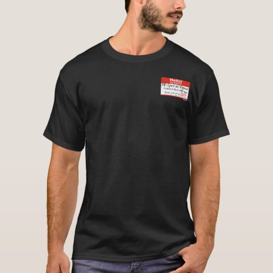 Francis York Morgan Hello tag (Deadly Premonition) T-Shirt