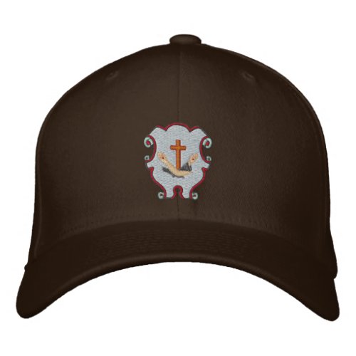 Franciscan logo _ crest embroidered baseball cap