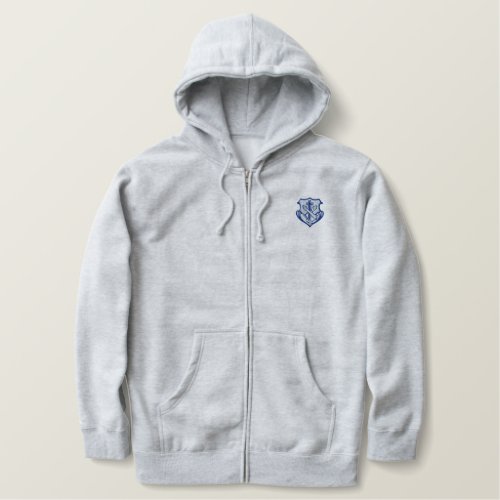Franciscan logo _ crest embroidered hoodie