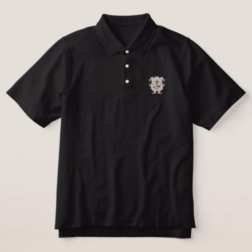 Franciscan logo _ crest embroidered polo shirt