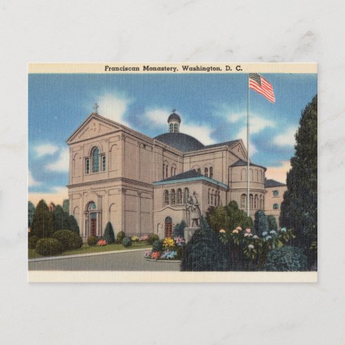 Franciscan Monastery Washington DC Postcard