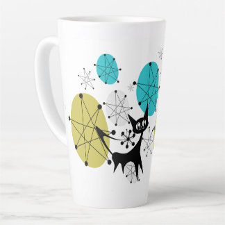 Franciscan Starburst Mid Mod Atomic Cat Latte Mug