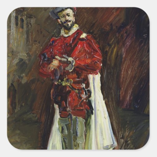 Francisco DAndrade  as Don Giovanni 1912 Square Sticker