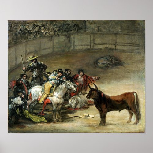 Francisco de Goya Bullfight Suerte de Varas Poster