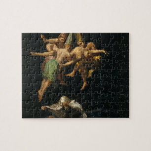 Francisco de Goya Flight of witches 1798 Jigsaw Puzzle