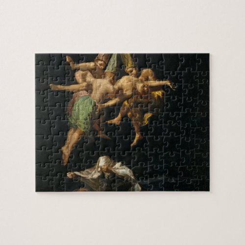 Francisco de Goya Flight of witches 1798 Jigsaw Puzzle